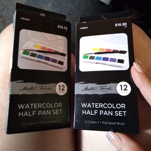 SOLD!!! 2 Masters Touch Watercolor Half Pan Sets